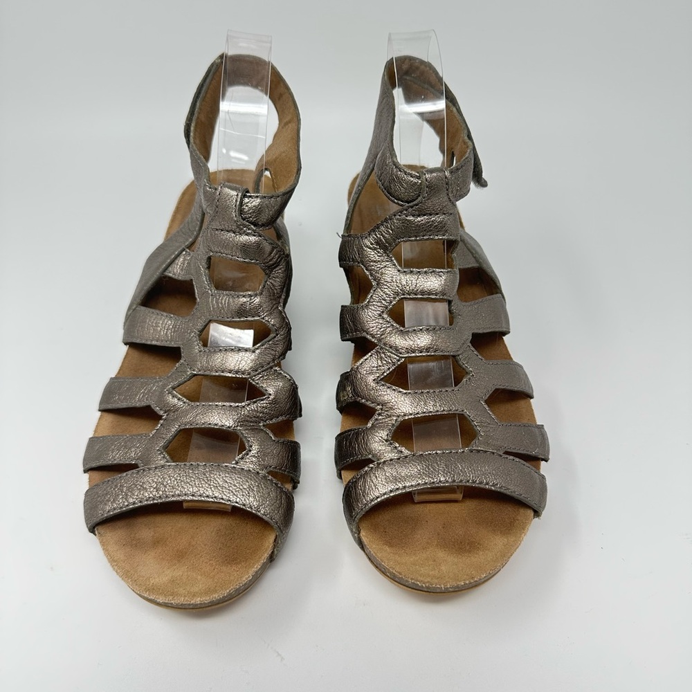 Dansko Selina Gladiator Sandals Metallic Leather Women's 41 - Picture 10 of 16